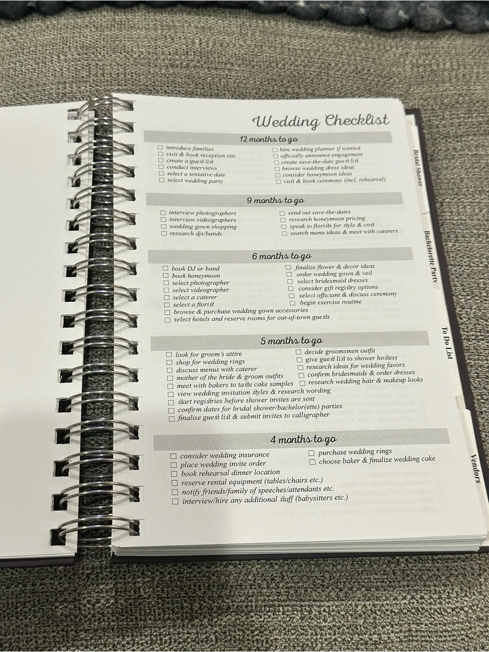 Future Mrs Johnson Wedding Planner Organizer
